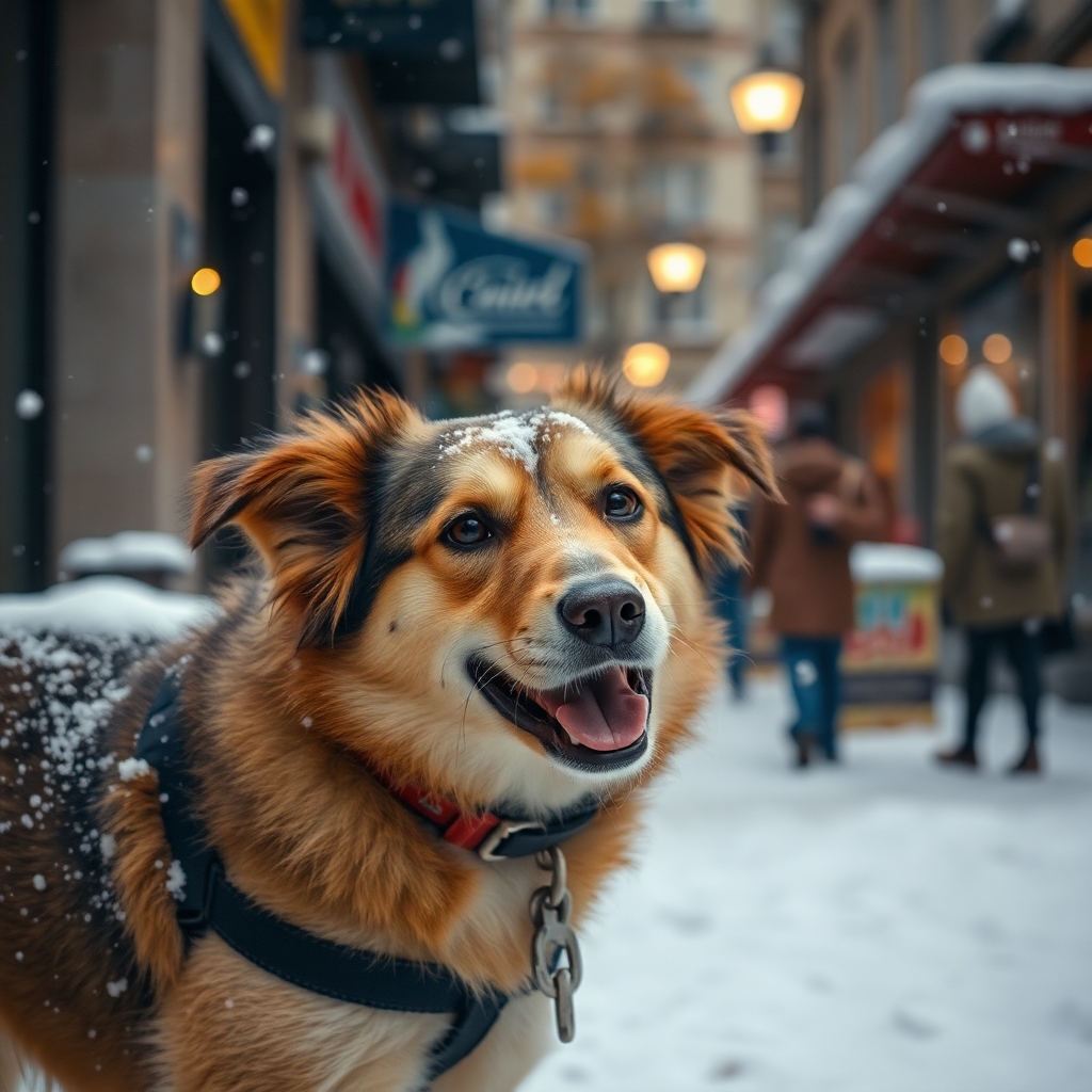 Ein Beagel liegt auf einem Stuhl - schlafend