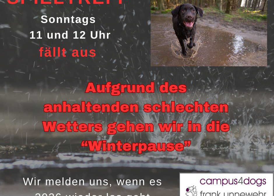 Ab sofort – KEIN ERWACHSENEN SPIELTREFF Sonntag 11 Uhr und um 12 Uhr